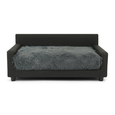 Dream Haven Orthopedic Dog Sofa Bed - Gray