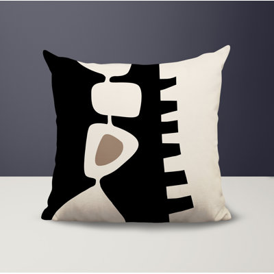 Kanai Abstract Reversible Indoor/Outdoor Square Pillow