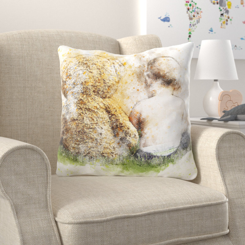 Coussin teddy Rhoads, Microsuède, Intérieur