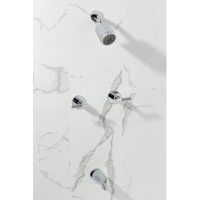 Kingston Brass KBX8145KPS Synchronous Two-Handle Tub And Shower Faucet, Oil Rubbed Bronze