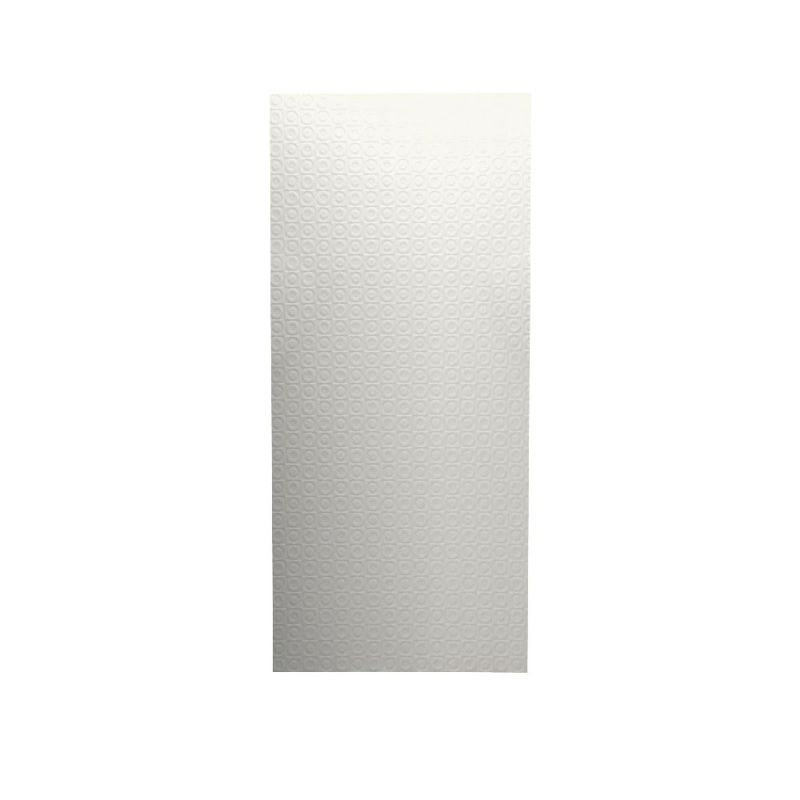 Paroi de douche à panneau unique 96 "x 36" x 0,25 "Solid Surface, Bisque
