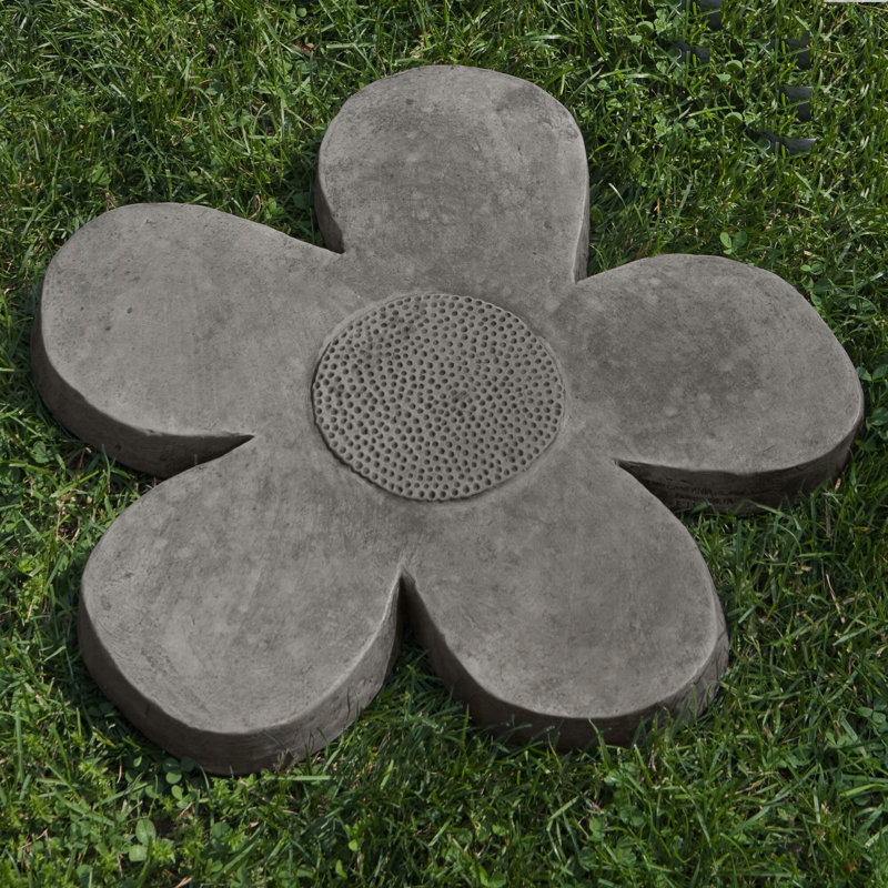 Tremplin Flower Power, H 2 po x l 12,25 po x P 12,25 po, Ferro Rustico Nuovo