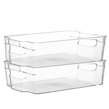 Acrylic Fridge Tray Organizers - Kitchen Pantry Storage by Lexi Home - 10  x 3.9 x 2.99 - Single - Lexi Home