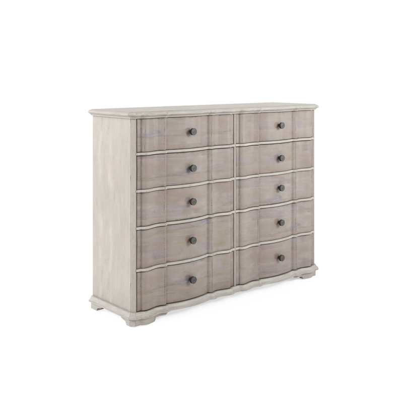 Commode double 10 tiroirs Alcove