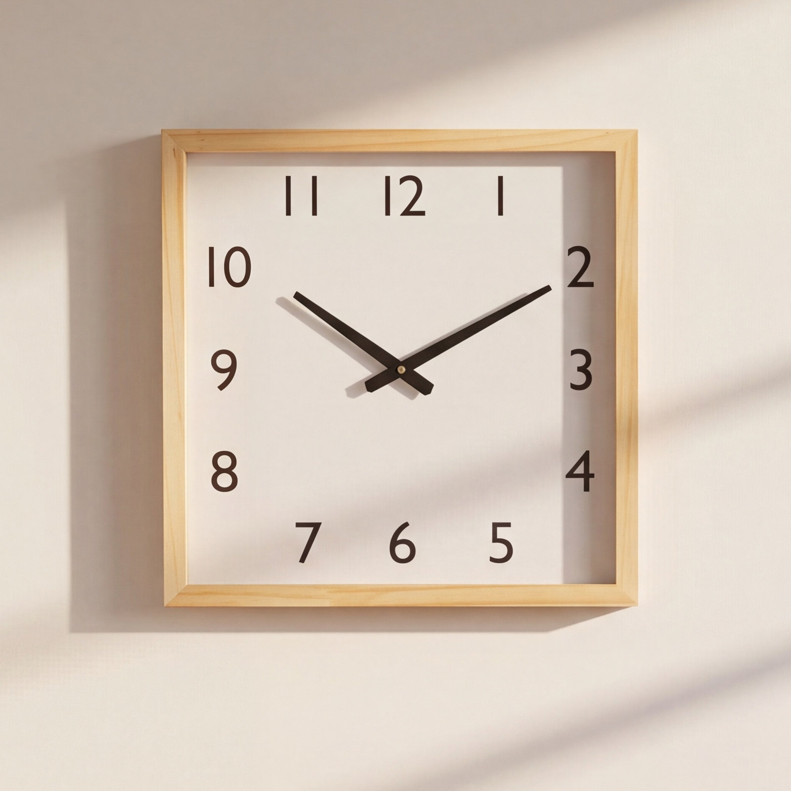 Apia 15.75'' Solid + Manufactured Wood Wall Clock