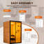 NFusion Emberwood 1 - Person Indoor Traditional Steam Sauna in Oak