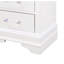 Table de chevet blanche avec DEL Charlston-601892958