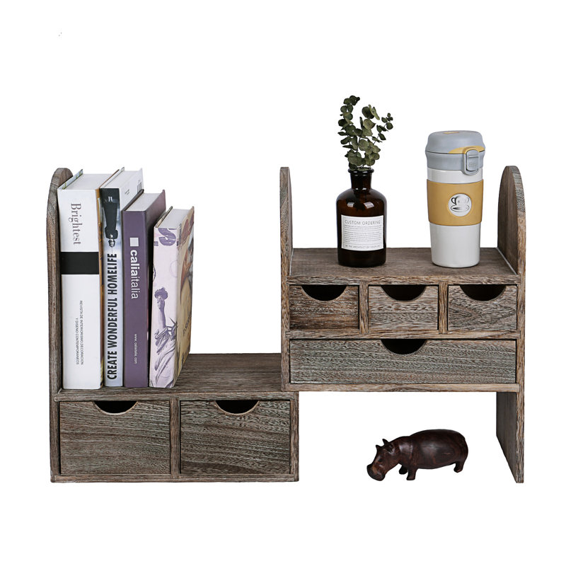 Burdue Wood Desk Organizer