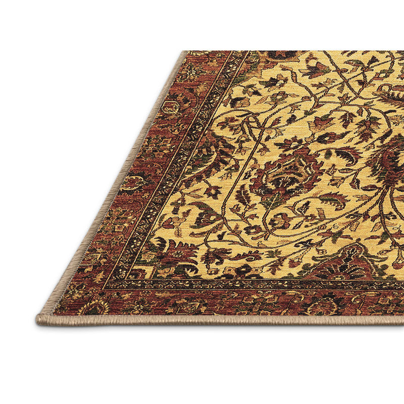 Washable Oriental Indoor Rug, Rectangle 8' x 12'