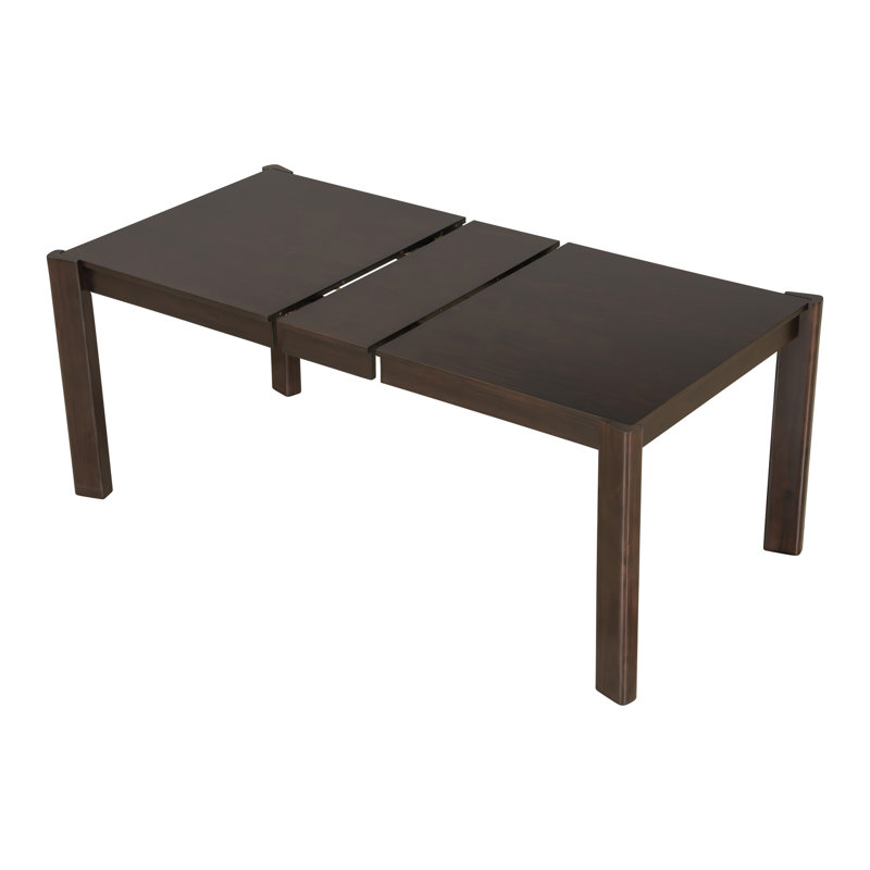 Table de salle à manger extensible Modern Modern, Noyer