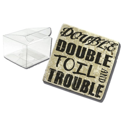 Sous-verre à double toil et difficulté halloween stone