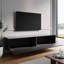 High Gloss UV panel Floating TV Cabinet, Wall & Floor Dual Use Soft Close Flip Door TV Stand-1784671856-1784671857