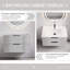 Meuble-lavabo flottant moderne avec lavabo et tiroirs en céramique-960417649-960417663