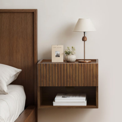 Floating Fluted Nightstands