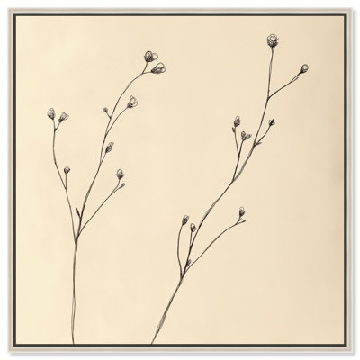 Art botanique rétro sur toile The Art of Twigs