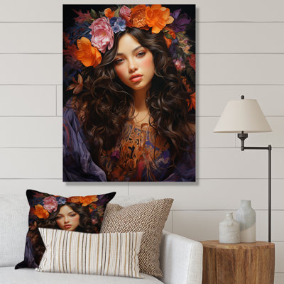 Boho Latina, enchantement floral sur toile