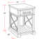 Zenna End Table with Storage and Built-In Outlets