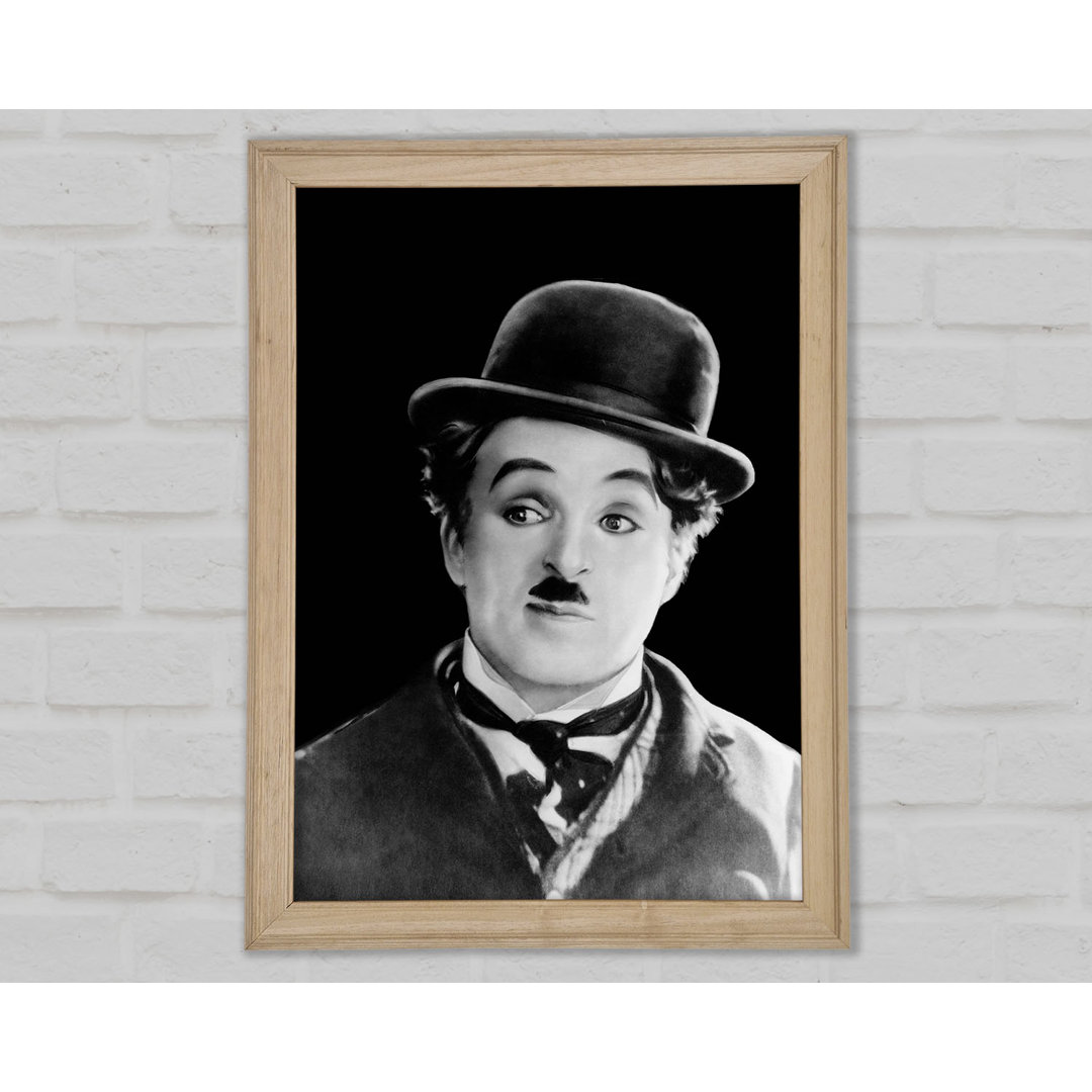 Charlie Chaplin Porträt - Druck