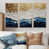 Toile naturelle avec cadre flottant