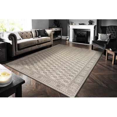 Tapis beige à motif géométrique Florentia