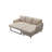 Adjustable L-Shaped Sofa Bed With Chaise-407136144