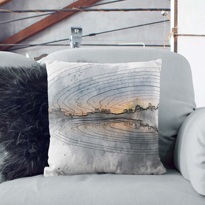 Abstract Square Cushion