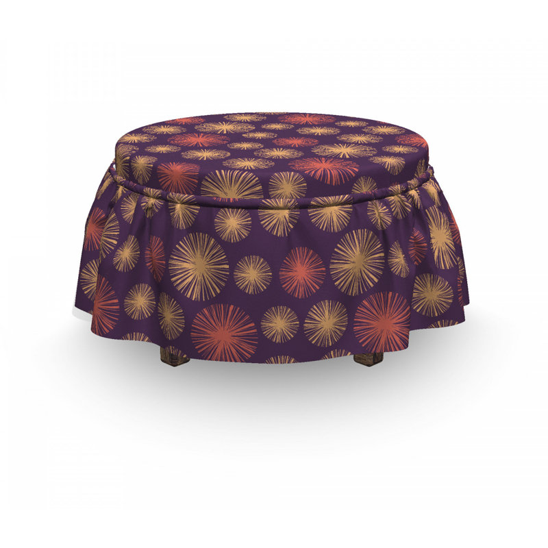 Housse pour repose-pieds motifs