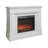44" Electric Fireplace With Mantel