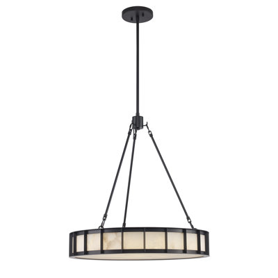 Ivory Isle Alabaster LED Chandelier