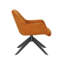 Chaise d'appoint en tissu avec pieds en acier Adairsville-88536480