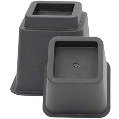 Denzer 3" 5" or 8" Adjustable Bed Risers or Furniture Legs