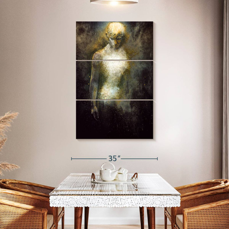 Leisha Human Abstract, 50" H x 32" W