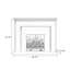 Beige Solid Wood Electric Fireplace-87337480
