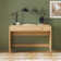 Sitarski Transitional Curved Waterfall 2-Drawer Writing Desk