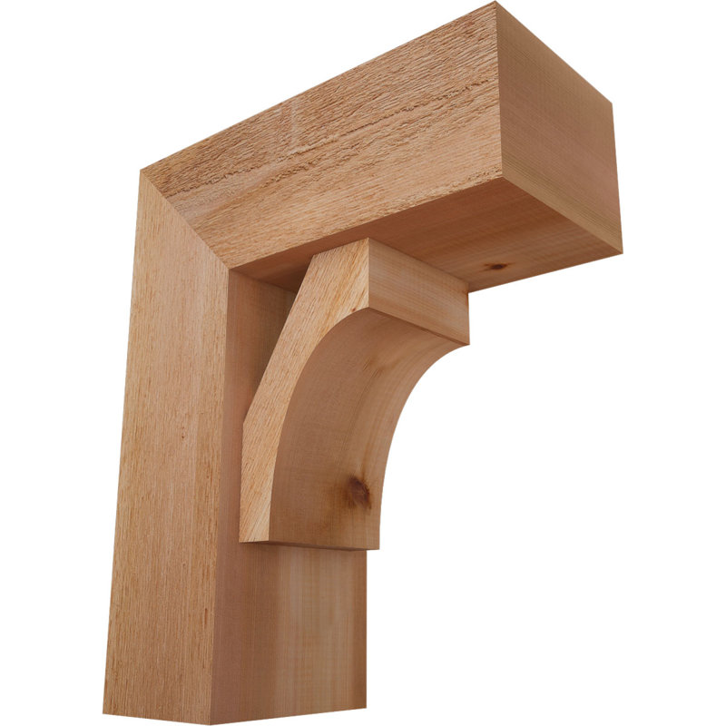 Support Westlake Block avec support décalé, 22 X 18, Cèdre rouge occidental de l 8 po (scié brut)
