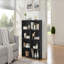 Armoire de rangement pour CD, DVD, tablette réglable, rangement à 8 couches, bibliothèque, maison, bureau, bibliothèque double couche multifonctionnelle, peut être démontée en deux bibliothèques de rangement à 4 couches-1325047946