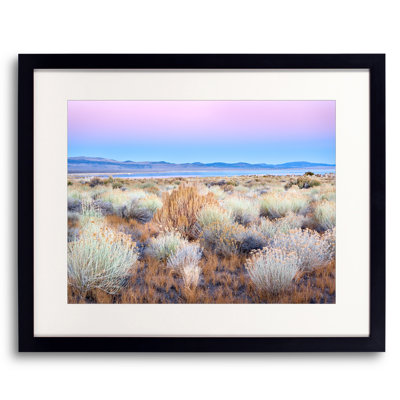 Mono Lake Twilight With Rabbitbush Print by Bruce Heinemann