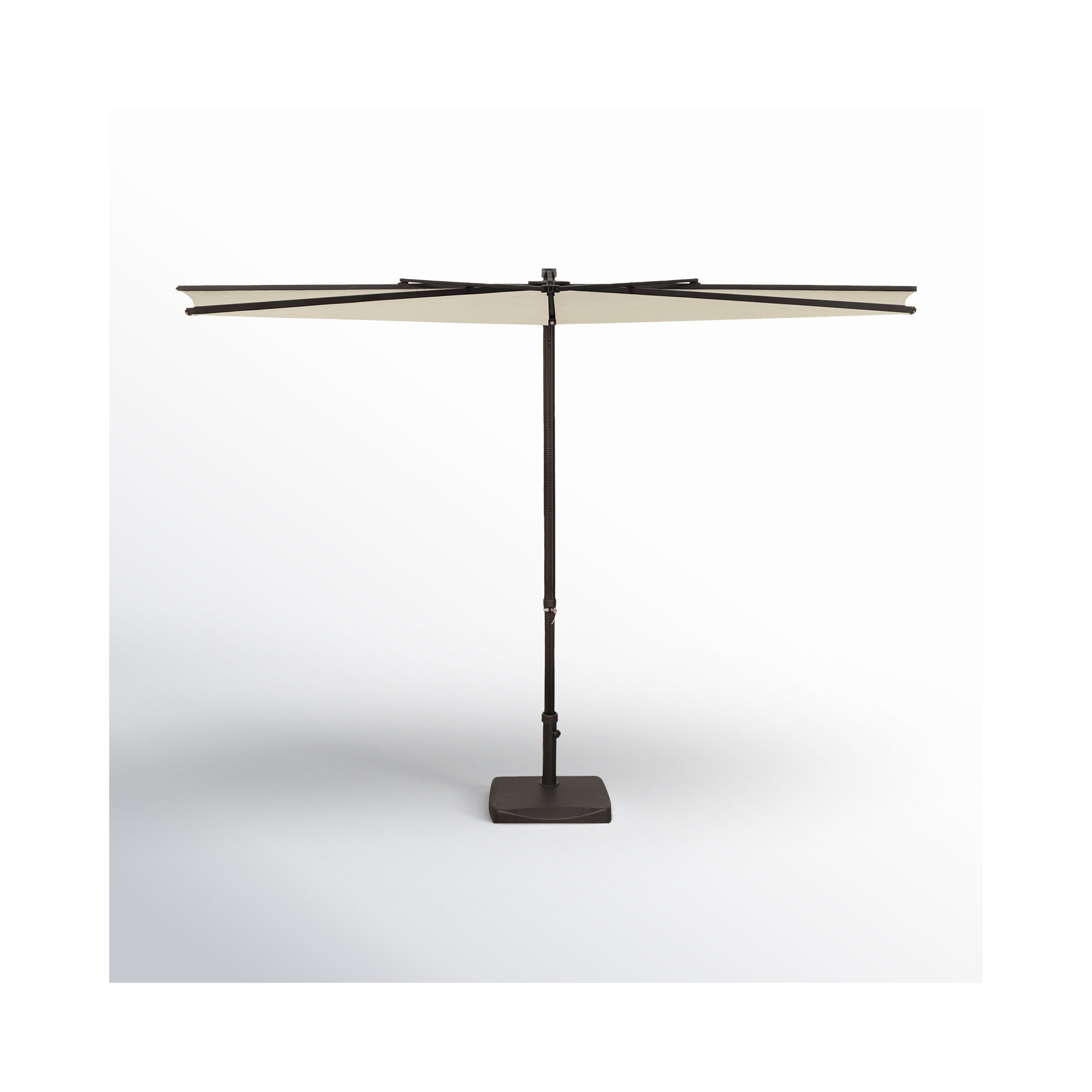 Ellen 57" Market Umbrella, Cream Performance