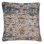 100% Cotton Throw Square Brown/Blue/Gray Pillow Cover & Insert