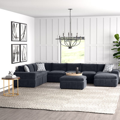 Boutin Upholstered U-Shaped Sectional Reversible