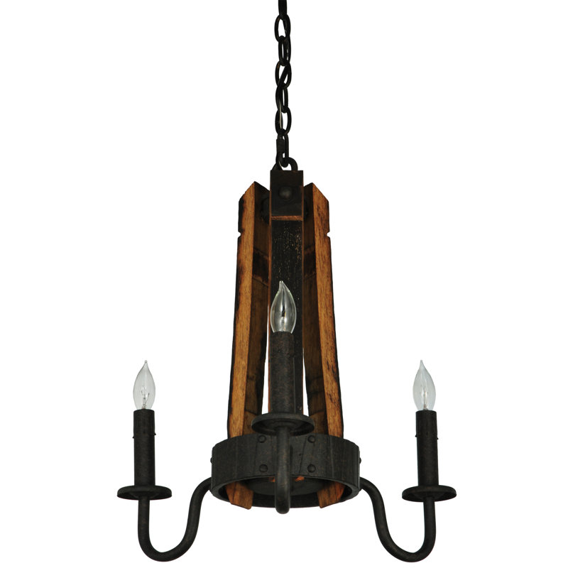 Rustic Lodge 3 - Light Chandelier