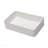 21"X14" White Ceramic Rectangular Bathroom Sink