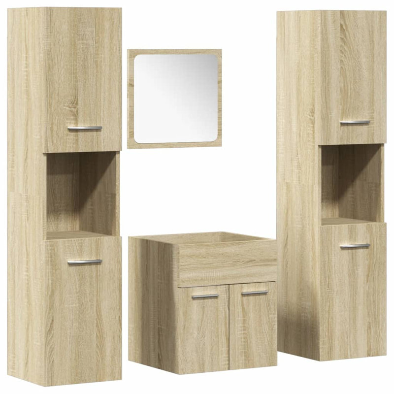 26-2 Bathroom Storage, Sonoma oak