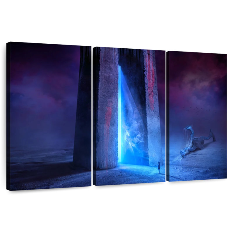 Kelan Time Gate, 24" H x 38" W