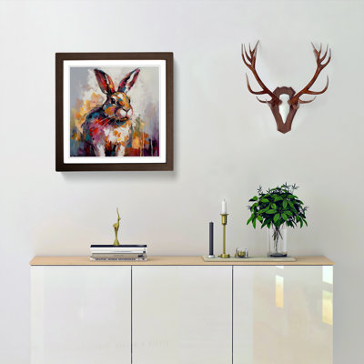 Rabbit Palette Knife No.4 Framed Print