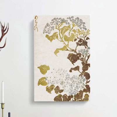 Hydrangea Flowers - Wrapped Canvas Painting
