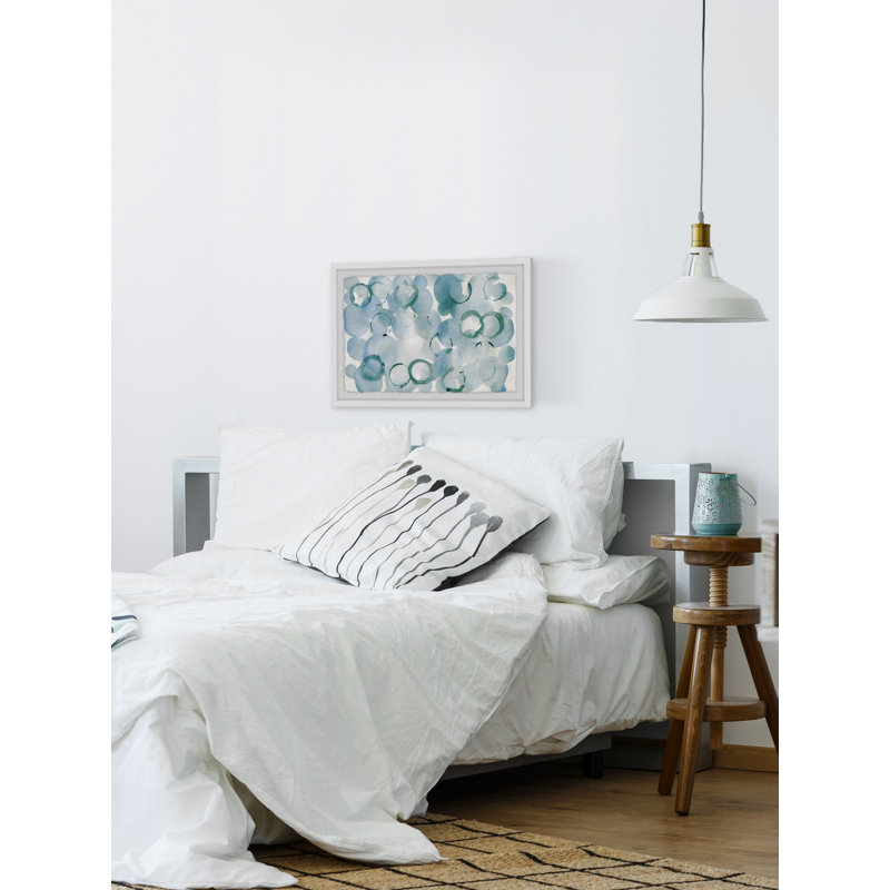 « saphir bubbles », impression encadrée, H 8 po x l 12 po x P 1,5 po