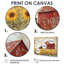 «Doxon Sunflowers And The Tractor Shed III» - Art mural sur toile, tournesols-2065996316-2065996318-2065996327