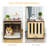 Furniture Style Dog Crate End Table with Removable Door Panel