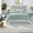 Modern Coastal Bedding Sets, Cotton Full Queen Coral Embroidery Home